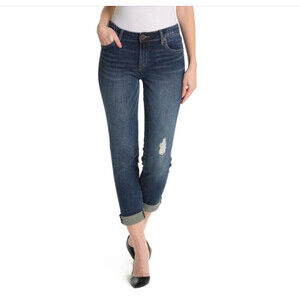 Kut From The Kloth Women's Katy Boyfriend Jeans In Butterbur Blue Size 0